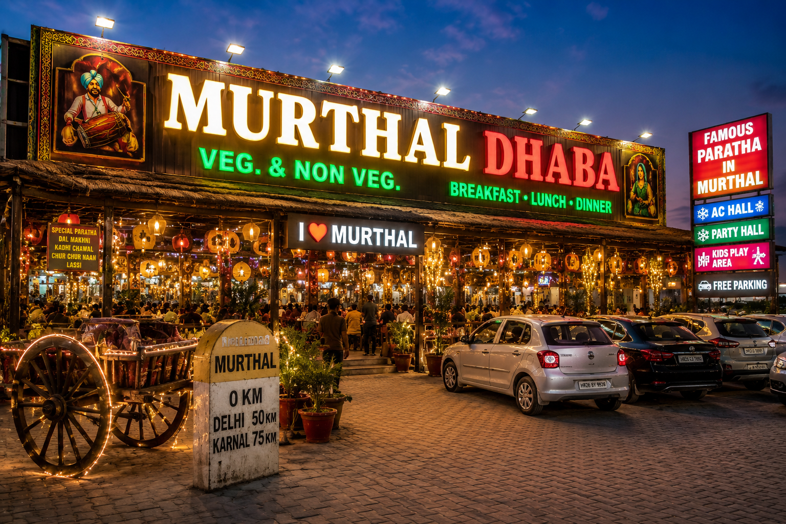 Traditional Punjabi Dhaba in Murthal