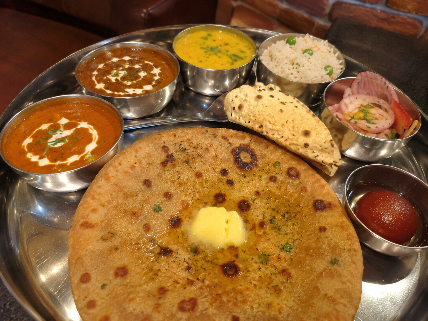 Traditional Punjabi Thali