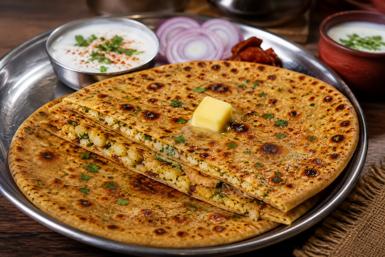 Stuffed Parathas
